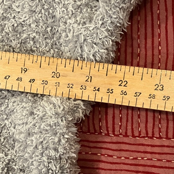 Love & Lore women’s size small / medium Gray plush Fleece Robe - Picture 4 of 11